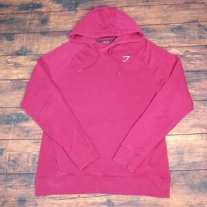 Gymshark Long Sleeve Pullover Hoodie Men's‎ Medium Maroon